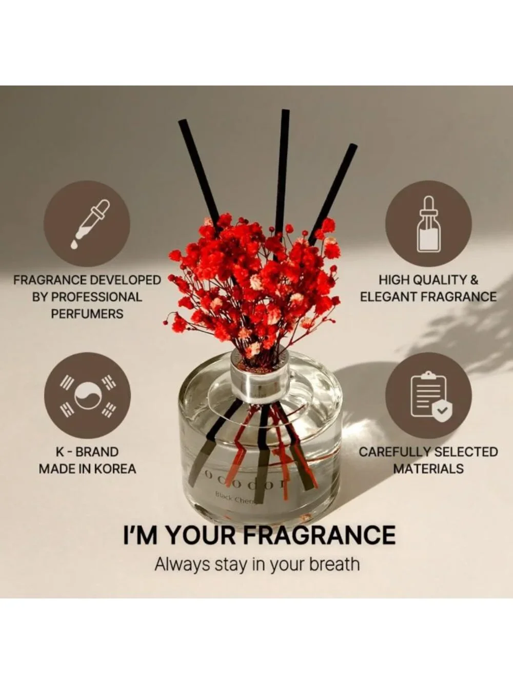 White Jasmine Reed Diffuser Set - 6.7oz Home Fragrance & Shelf Decor